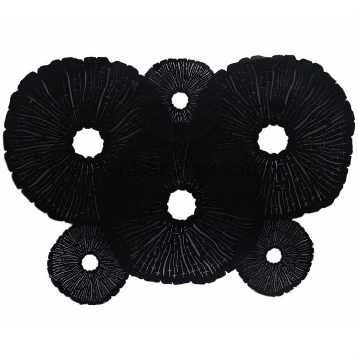 Wall Hanging Black Powder Coat - Iron